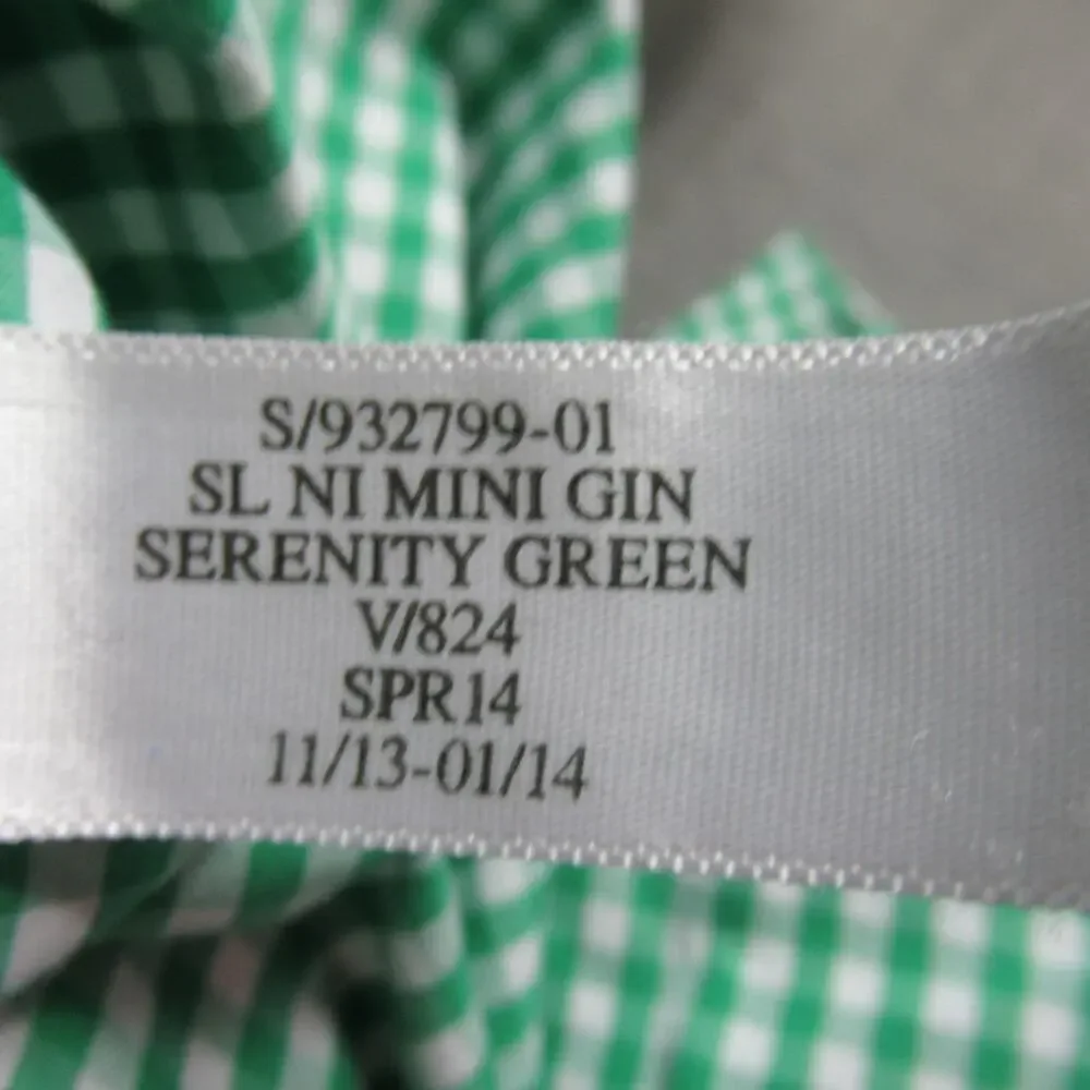 Banana Republic Shirt Mens XL Serenity Green Plaid Button Long Sleeve Preppy